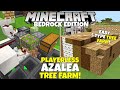 Minecraft Bedrock: Fully AFK TREE FARM Tutorial! 5 Type Azalea Tree Farm. MCPE Xbox PC PS4