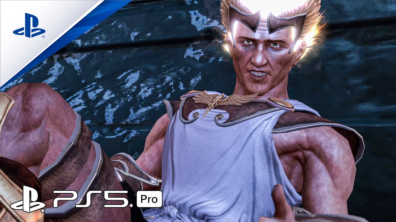 (PS5) Битва с боссом Кратос против Гермеса — God of War III Remastered