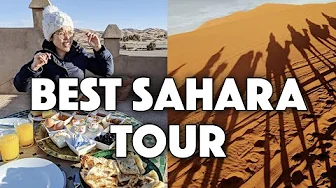 Best Sahara Tour in Morocco 🇲🇦 Mint Tea, Berber Pizza (Medfouna) and Camel Ride