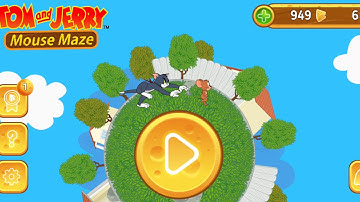 Tom & Jerry - Mouse Maze game level 6 to 10 #yipeeeee # game