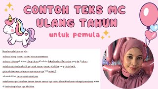 CONTOH TEKS MC ULANG TAHUN ANAK UNTUK PEMULA