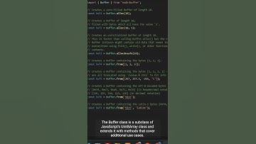 NODE | Buffer Module #shorts #youtubeshorts #shortsvideo #short #shortfeed #javascript #nodejs