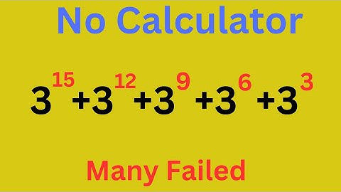 A Nice Olympiad  Exponential Trick | No Calculator  Allowed |
