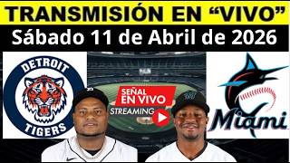 Tigres de Detroit Vs Marlins de Miami Sábado de Abril