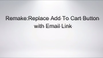 Remake: How to replace Add To Cart button with email link