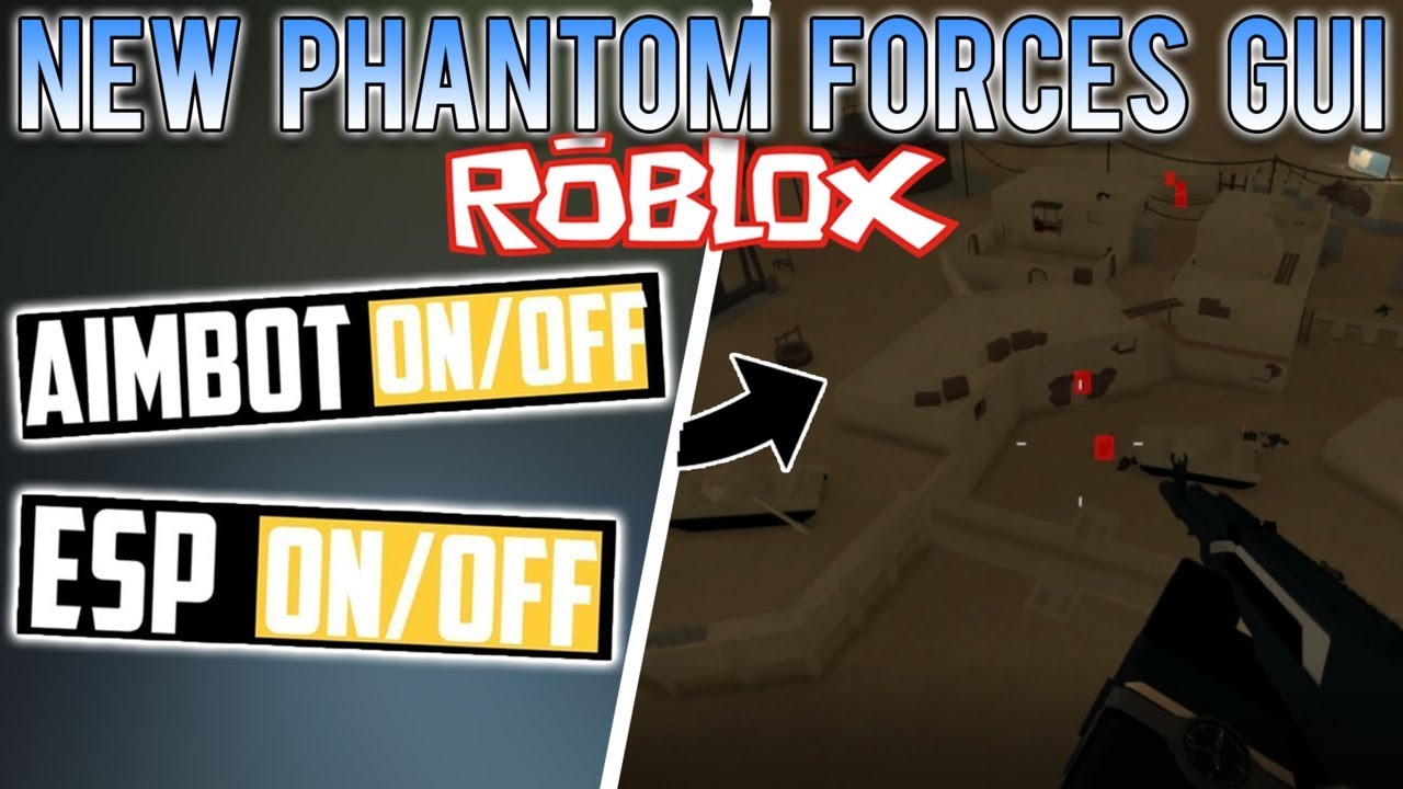 New Roblox Hack Phantom Forces Gui Esp Fly Aimbot And