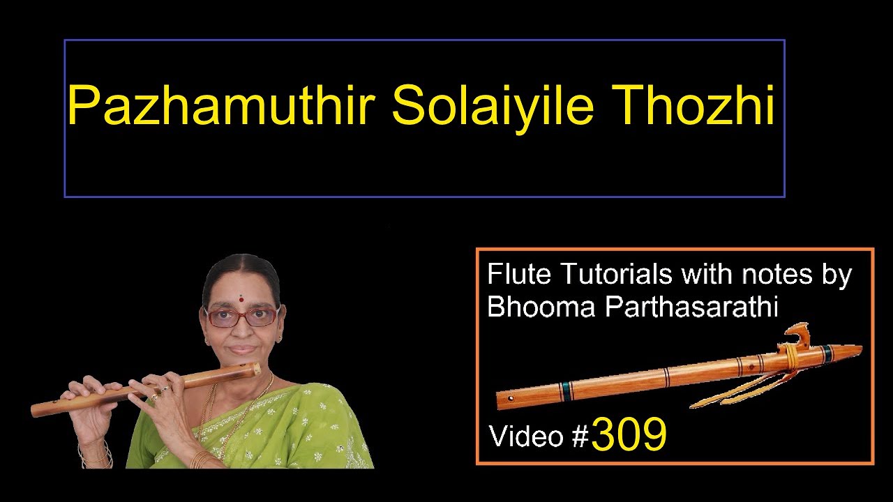 Pazhamuthir Solaiyile Thozhi Free Online Flute Lesson With Notes Video # 309