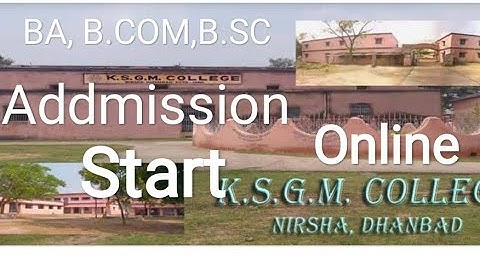 BA,B.com,B.sc AddmissionKsgm College admission Notice semester 2 Bbmku semester 2 addmiss 2020-23