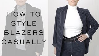 How to STYLE BLAZERS CASUALLY for Everyday w/ Emily Wheatley