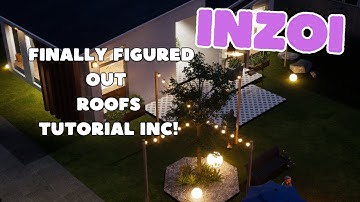 InZOI Speed Building I figured out how to do Roofs! tutorial included. 2 bed tiny home Early Access.