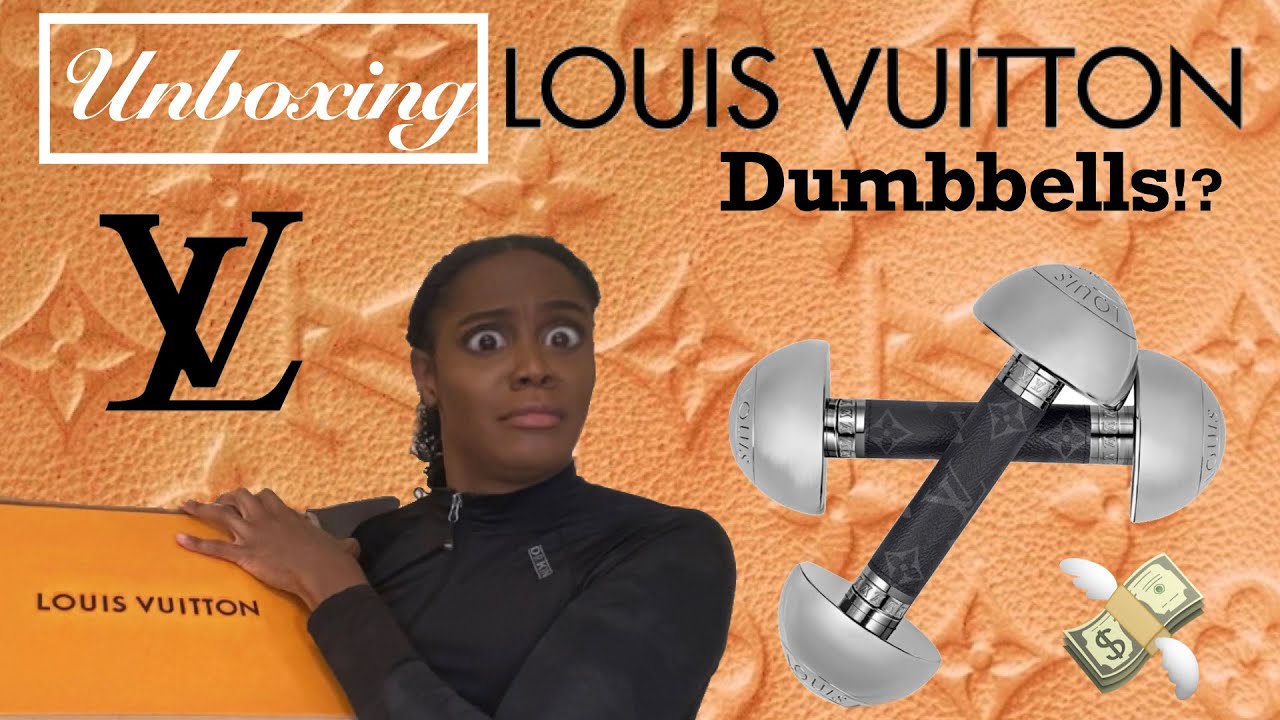 $3000 for dumbbells is not bad at all #louisvuitton #louisvuittonbag #