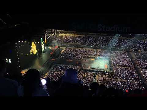 LA 퍼투댄 콘서트 아미밤 파도타기(1) BTS ARMYBOMB WAVE with BTS and ARMY💜 PTD Concert