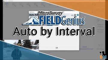 MicroSurvey FieldGenius How To: Auto by Interval | Bench Mark