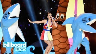 Left Shark From Katy Perry's Super Bowl Show Is Finally Unmasked in New Interview | Billboard News