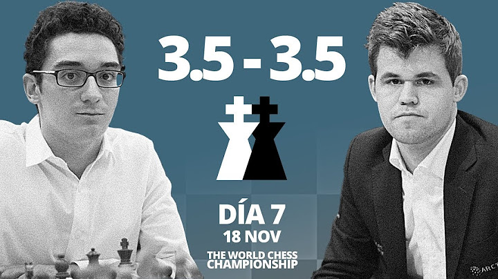 Carlsen vs Caruana (7ª partida) | Campeonato del Mundo de ajedrez 2018