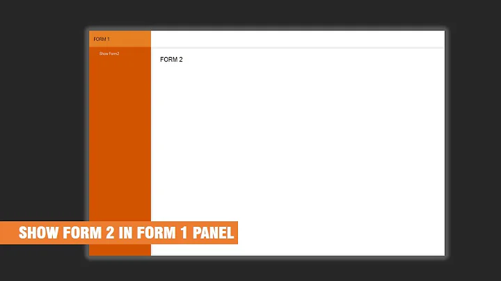 How to Show Form 2 in Form 1 Panel Using C#