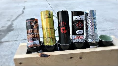 Firework Canister Shell Comparison 2019!