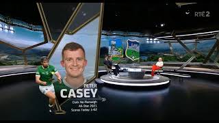 SHANE DOWLING REACTS 2 THE PETER CASEY INJURY LIMERICK V TIPPERARY 2024 MUNSTER HURLING CHAMPIONSHIP