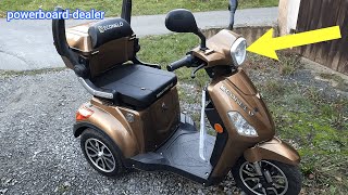 Scooter Econelo J1000 Scheinwerfer & Verkleidung tauschen