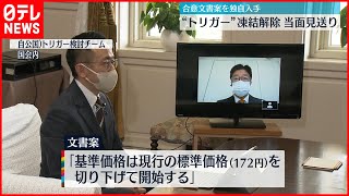 【トリガー条項】凍結解除を当面見送りへ  合意文書案を入手