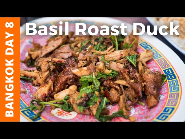 Incredible Holy Basil Roast Duck & MBK Shopping Mall - Bangkok Day 8 | Mark Wiens