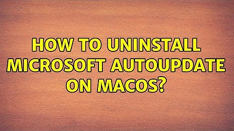 How to uninstall Microsoft AutoUpdate on macOS? (6 Solutions!!)