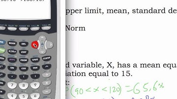Normal Distribution on GDC