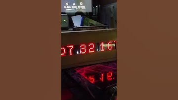 Arduino clock 8x8 matrix