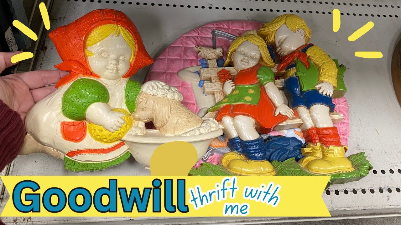 Goodwill Thrift With Me Hunting For Vintage Home Decor Reselling