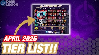 All Champs Ranked! | April 2026 Tier List | DC: Dark Legion