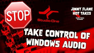 Audio Won’t Play Anywhere Else With Studio One Open - QUICK FIX!