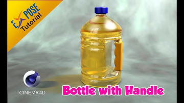 Cinema 4D Tutorial - Bottle with Handle