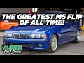 The greatest BMW M5 flip of all time!
