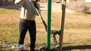 Eco Post Puller   Wood Post Extraction