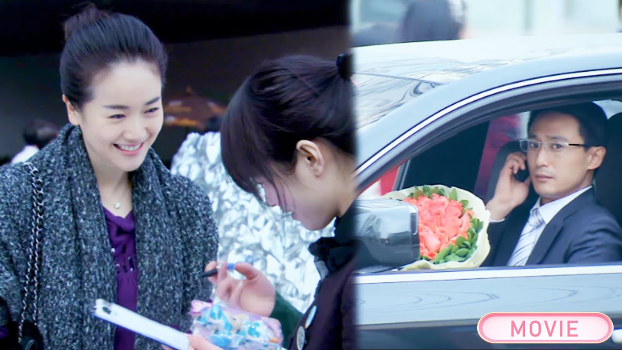 【MOVIE】路邊發傳單的女孩不簡單，竟讓億萬總裁愛上她，手捧鮮花來接她回家！#胡歌 #白冰#韩栋   #实习生 #一见钟情 #甜宠 #职场
