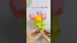 DIY Paper Tulip ideas 🌸🌷 #relatable #aesthetic #diy #trending #viralvideos #fypシ