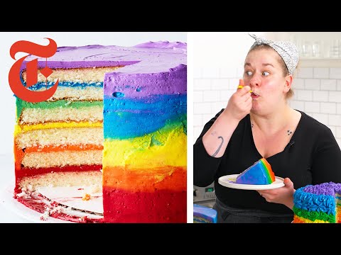 Ombré Rainbow Cake | NYT Cooking