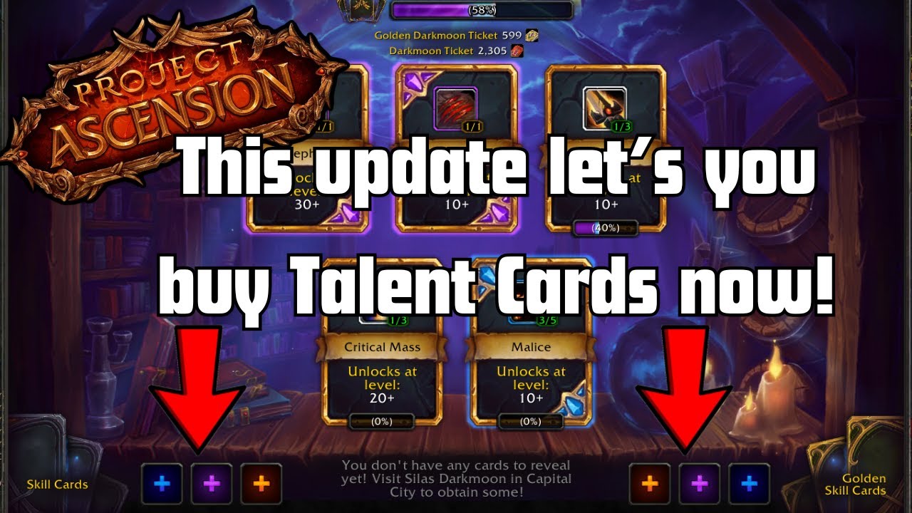 You can buy talents now! Project Ascension Season 9! - YouTube