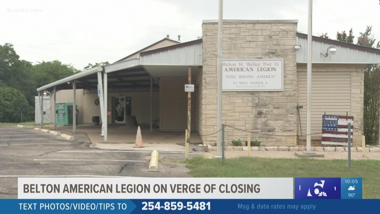 Belton American Legion post on verge of closing due to pandemic YouTube