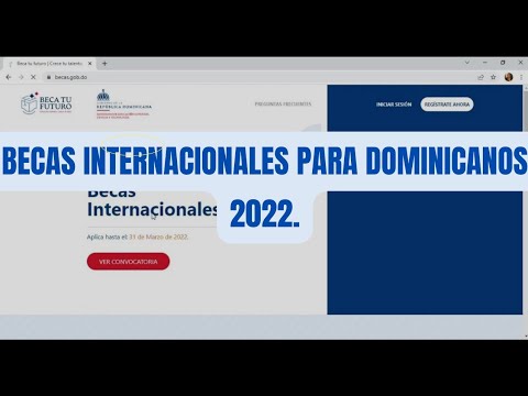 Becas Internacionales para Dominicanos // 2022-Mescyt.//Yorgelis Patricia.