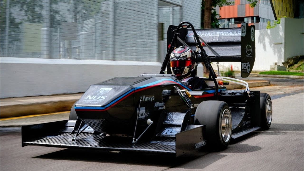 NUS FSAE Production Video R22e First Electric Formula SAE race car in