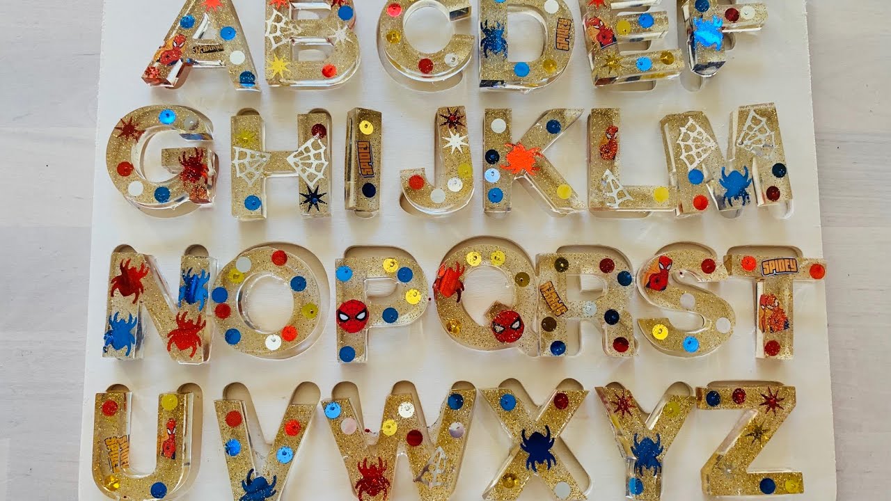 How to make epoxy resin letters