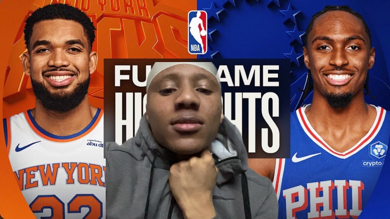 Dribble Reacts to the Philadelphia 76ers vs New York Knicks ( my 76ers was some bs ) 