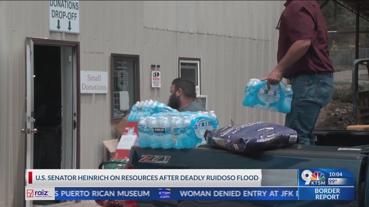 Heinrich on resources after deadly Ruidoso flooding - YouTube