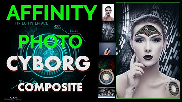 Affinity Photo Cyborg Robot Composite