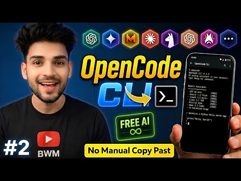 Turn Your Android Into a FREE AI Coding Machine | OpenCode CLI Setup Guide