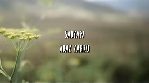 Sabyan -  Abaz Zahro(lirik)