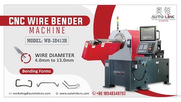Kitchen Vessel Handle | CNC Wire Bender Machine WB - 3D413R (Available in Alibaba and Made in China)