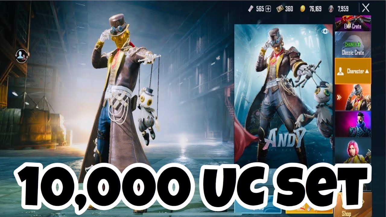 New Character ANDY- PUBG MOBILE- Wolf gaming toronto