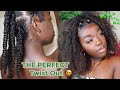 TWIST OUT+STYLE ON NATURAL HAIR: Perfect for heat damaged/transitioning hair 2020 || Simone Nicole